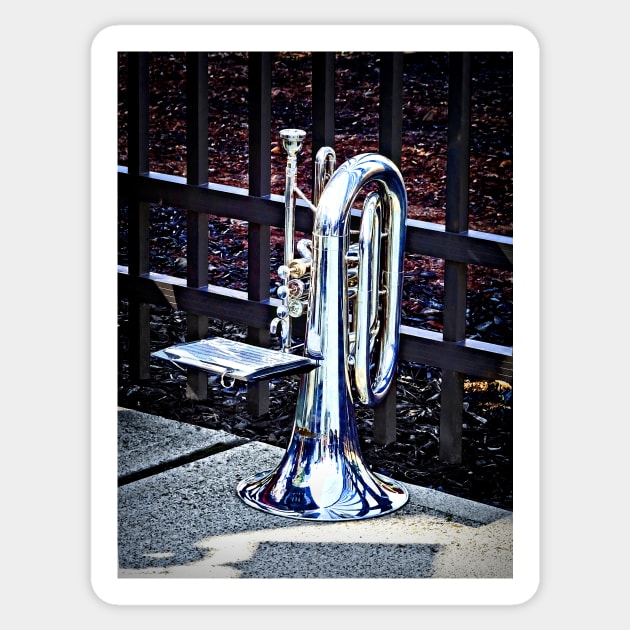 Music - Baritone Horn Before Parade Sticker by SusanSavad